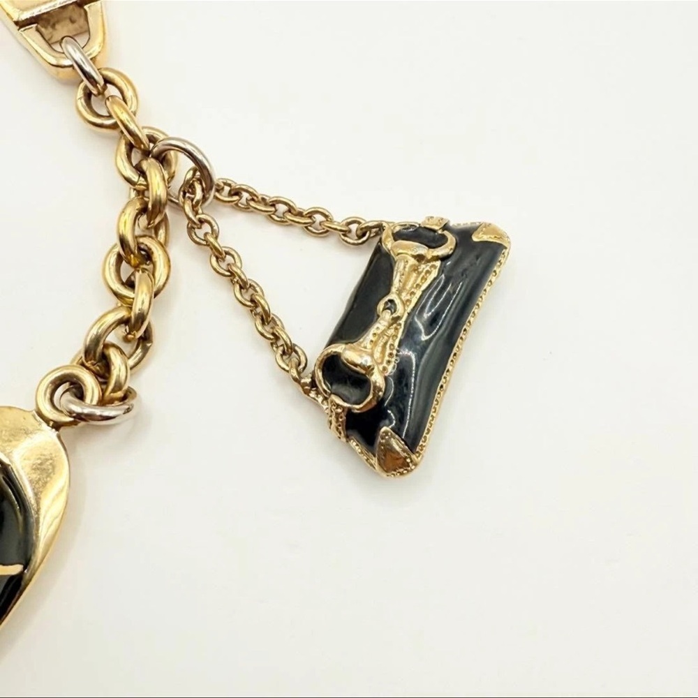 GUCCI Horsebit Bamboo Bag Keychain Cap Charm - Picture 5 of 10